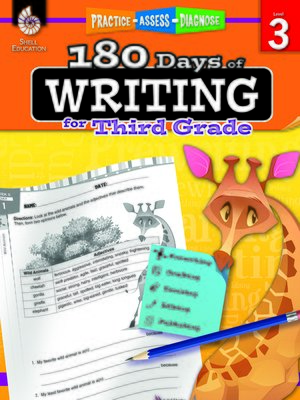 cover image of 180 Days of Writing for Third Grade: Practice, Assess, Diagnose
